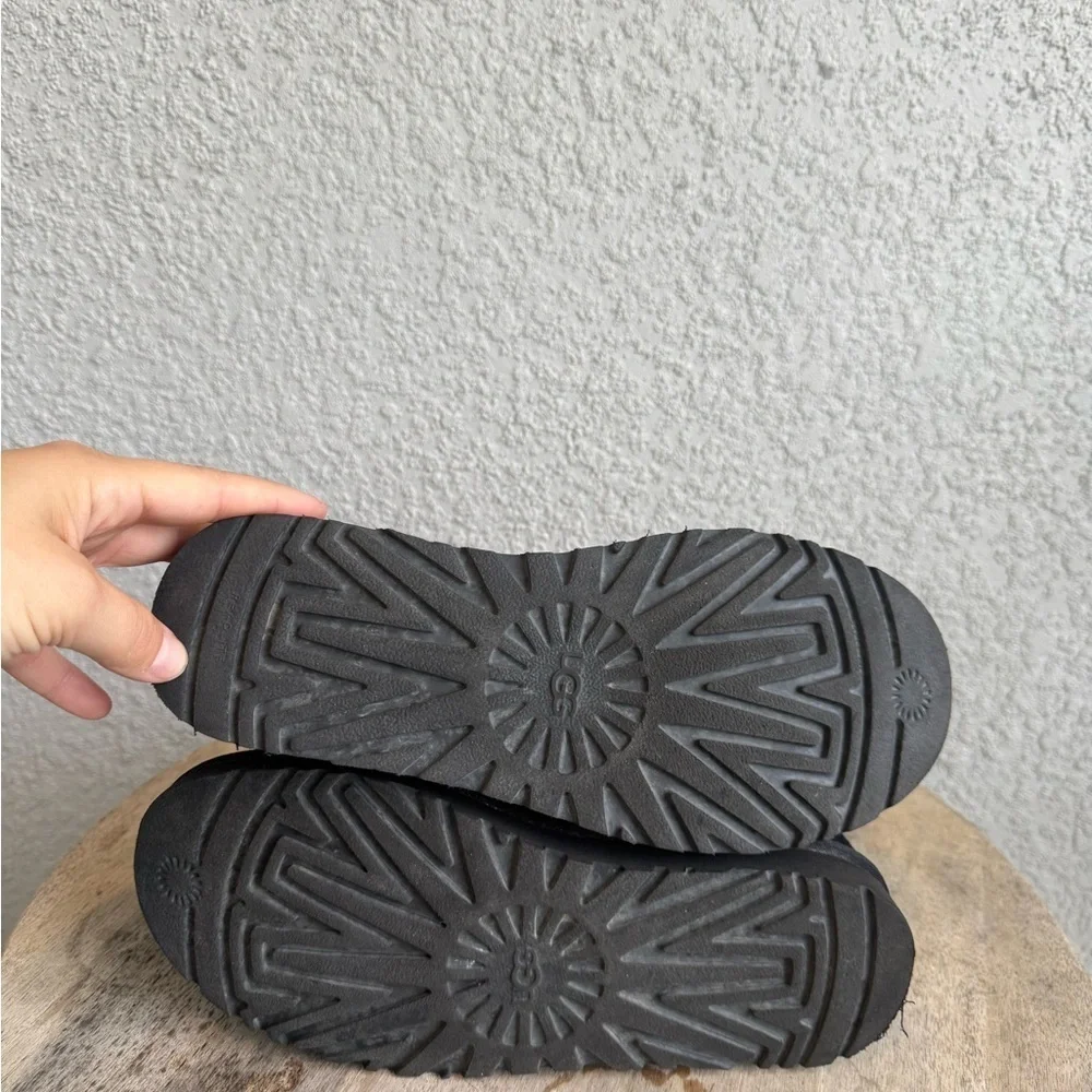UGG mini short ankle Black Suede Winter Boots